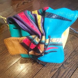 Carlos falchi butterfly bag